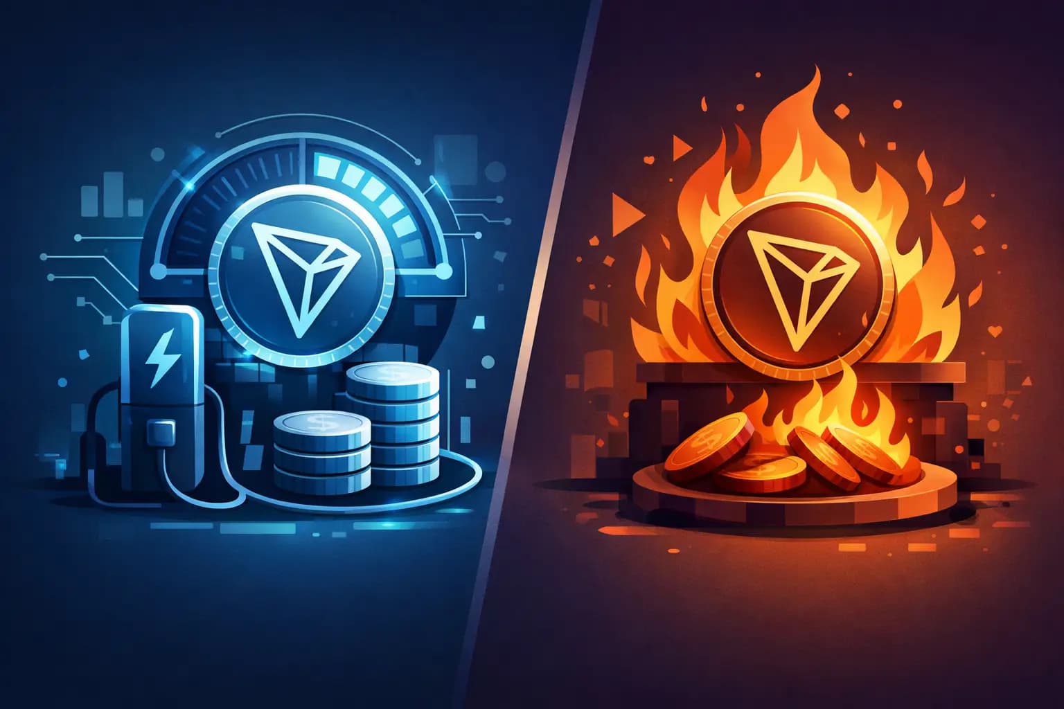 TRON Energy Rental vs Burning