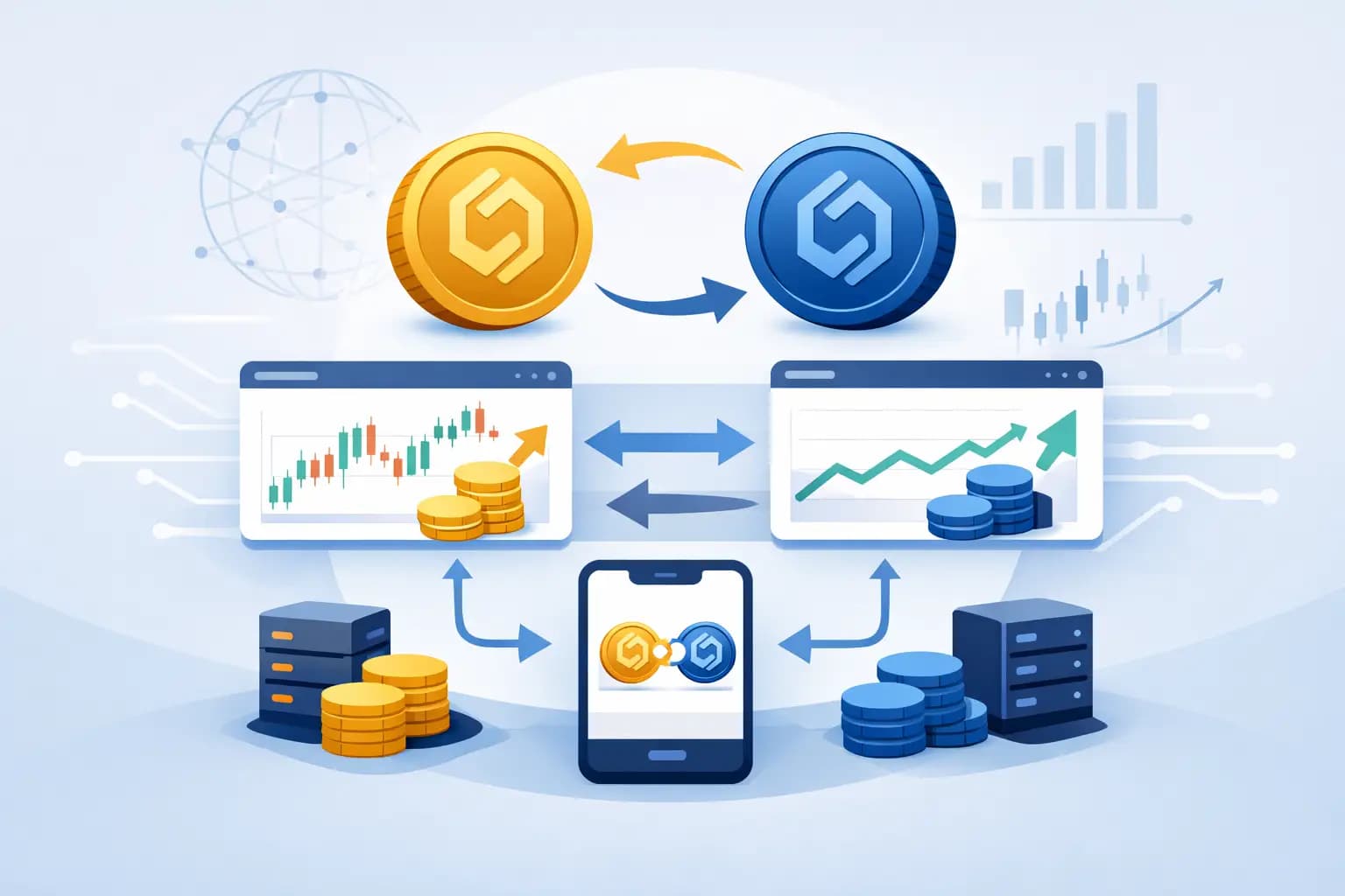 Crypto Arbitrage Swap Workflow Example