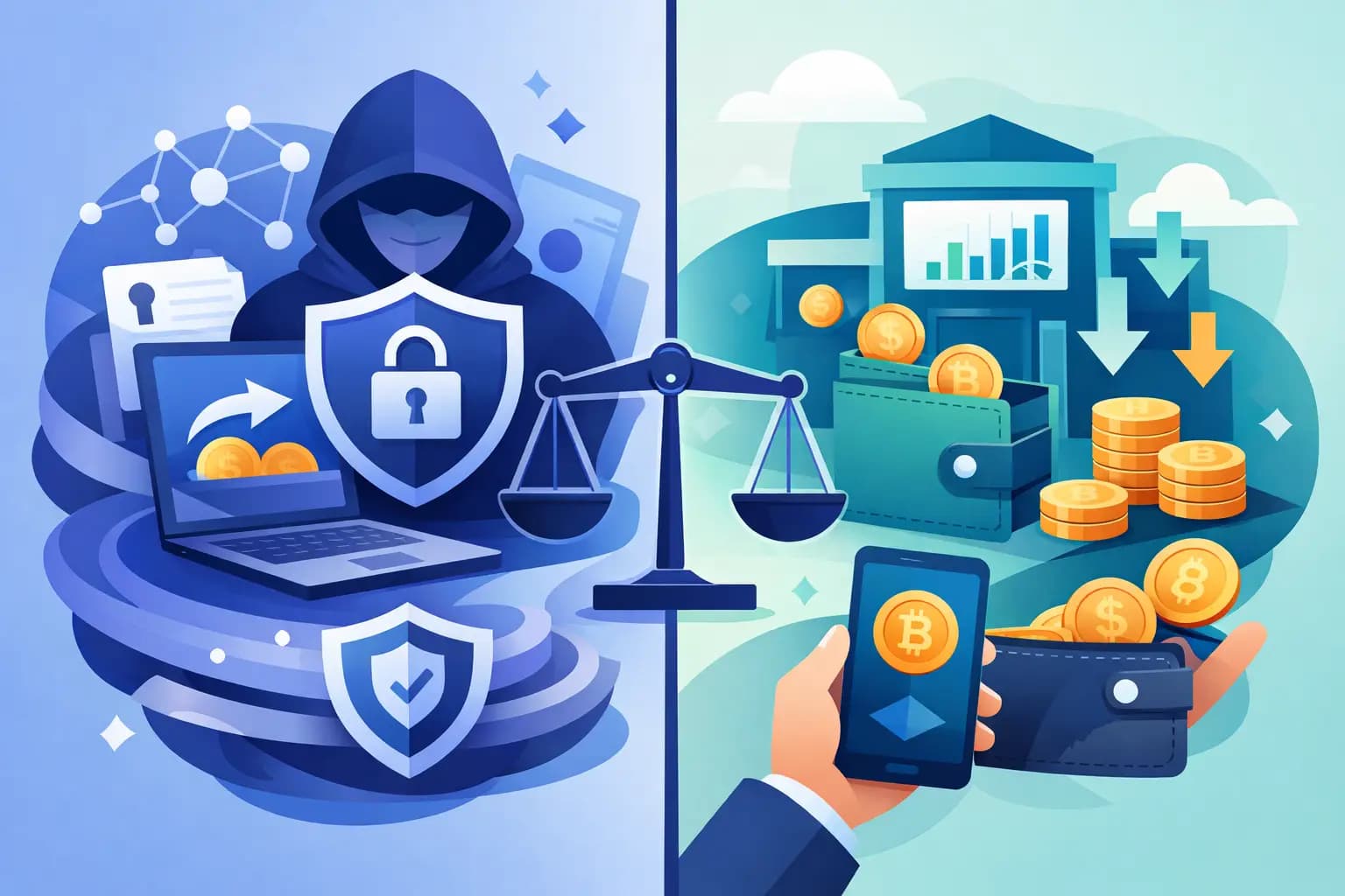 Privacy Flow Versus Exchange Withdrawal